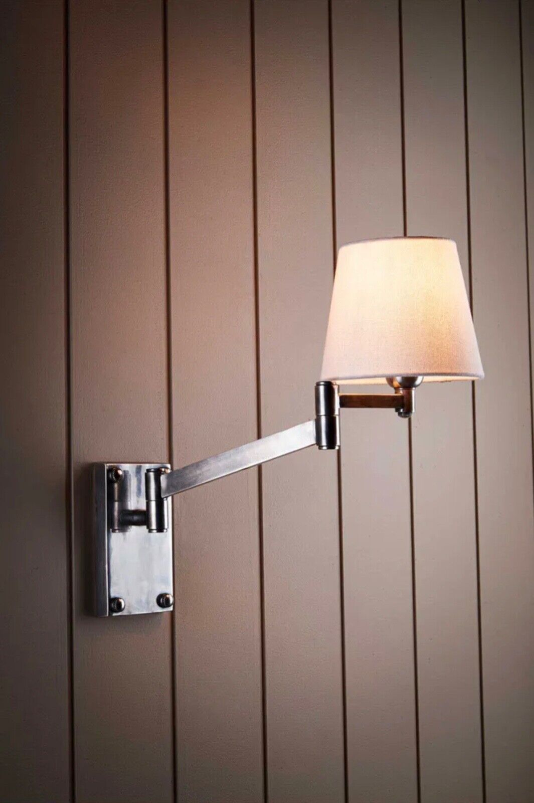 OSCAR WALL LIGHT BASE ANTIQUE SILVER (SHADE NOT INCLUDED) By Emac & Lawton