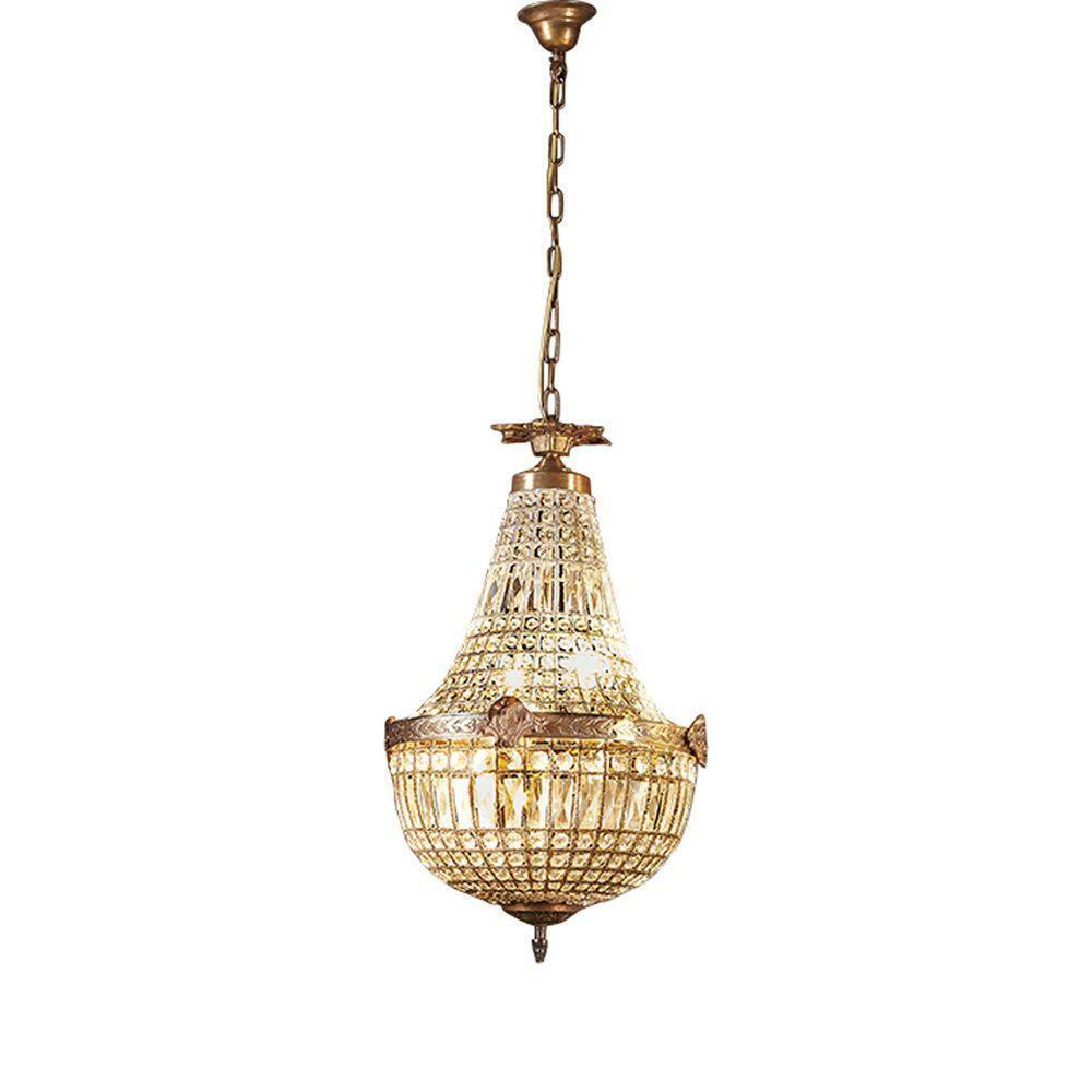 Small Empire Style Genuine Crystal Chandelier by Emac & Lawton   W30 x H60 CM