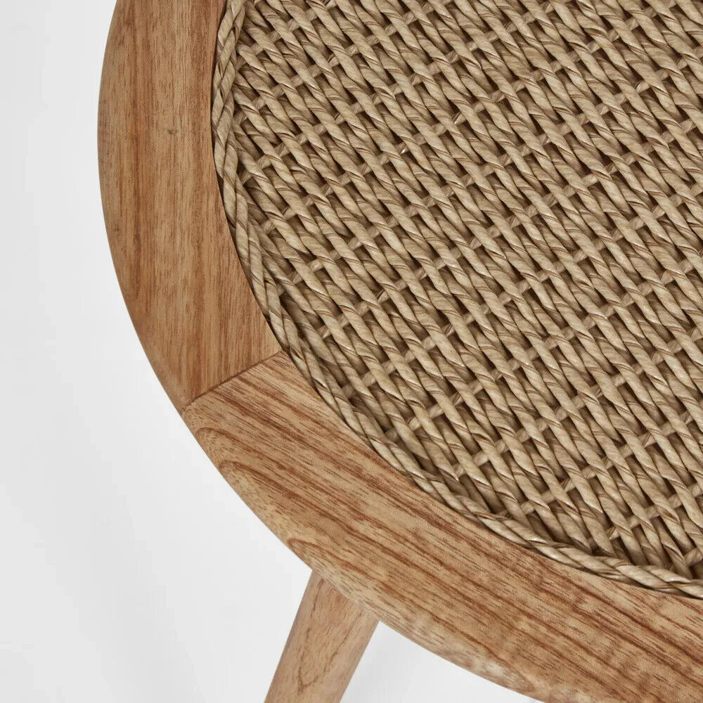 Cove Teak & Synthetic Side Table Natural -Outdoor By Florabelle Living