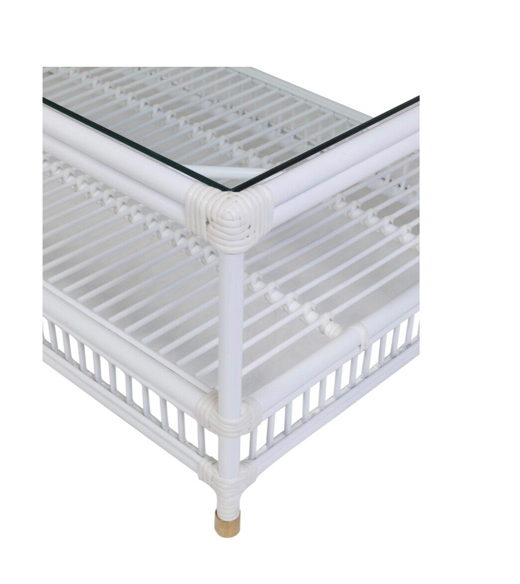 High End Sorrento Outdoor  side table whiteBy Wisteria Design