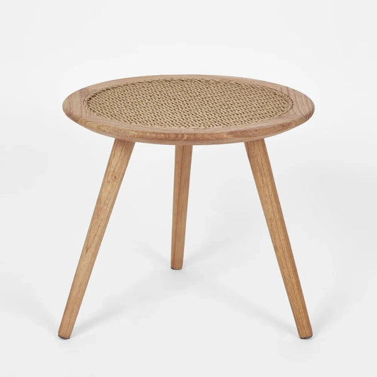 Cove Teak & Synthetic Side Table Natural -Outdoor By Florabelle Living