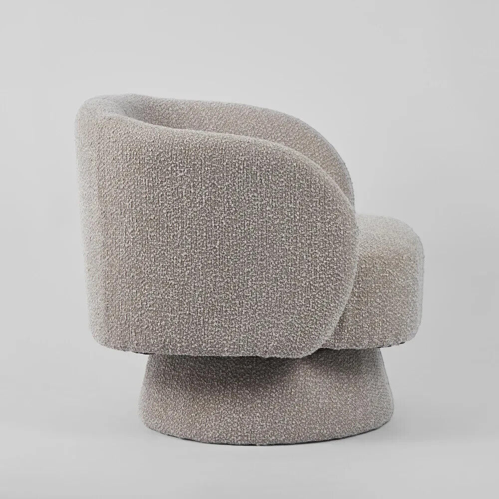 Selena Swivel Chair Stone By Florabelle Living