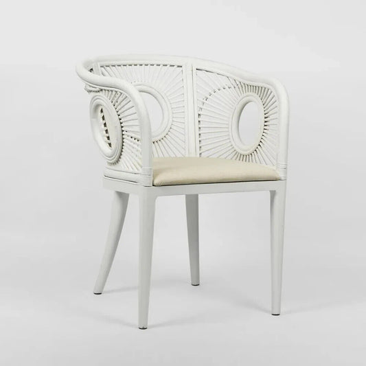 Solstice Dining Chair White By Florabelle Living