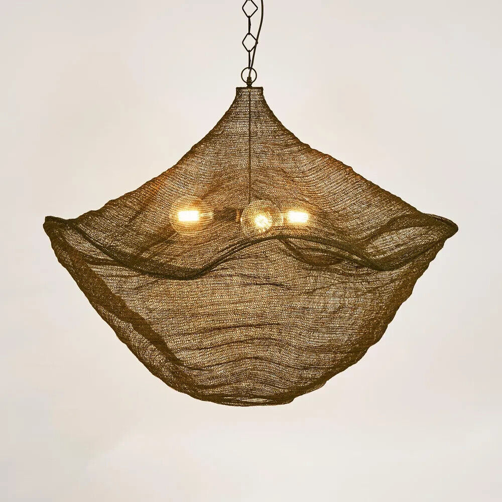 California Hanging Lamp Antique Brass By Emac & Lawton