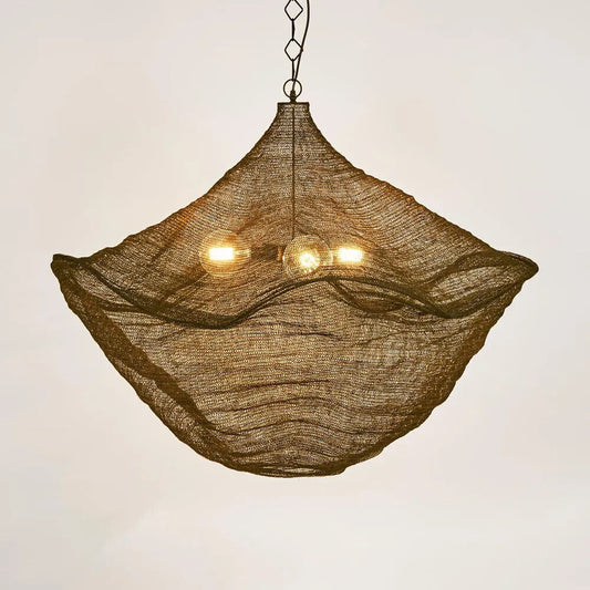 California Hanging Lamp Antique Brass By Emac & Lawton