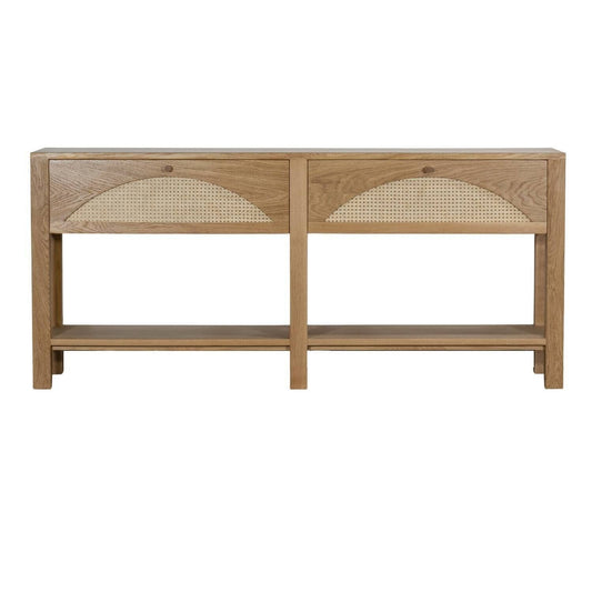 LOFT CONSOLE BY SATARA MADE FROM 100% OAK AND RATTAN