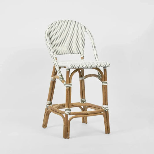 Riviera Counter Stool Grey -Outdoor Undercover By Florabelle Living 103 cm high