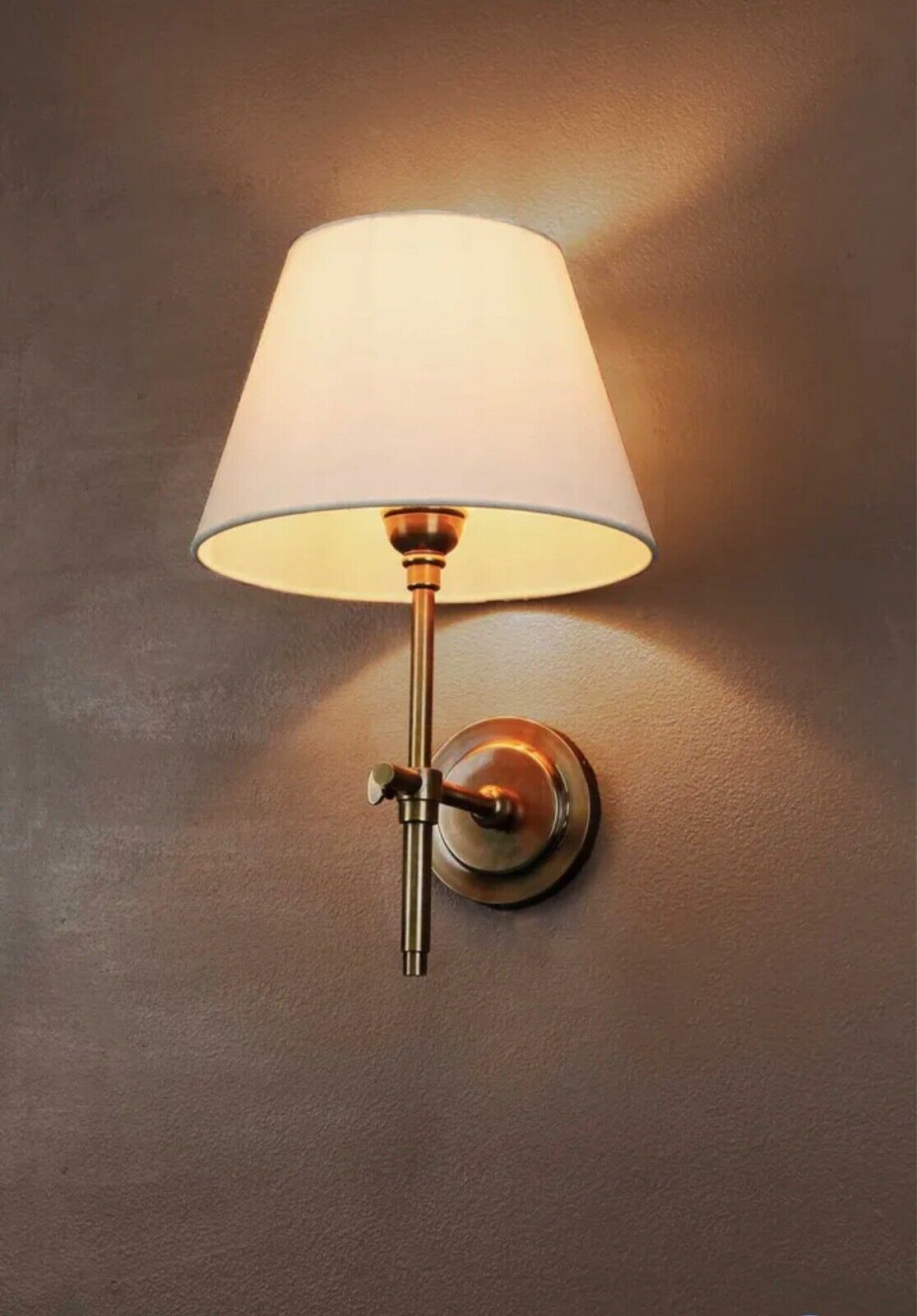 ** Pre Order DINO WALL LIGHT BASE ANTIQUE BRASS (Base Only)  DUE 19 FEB 25