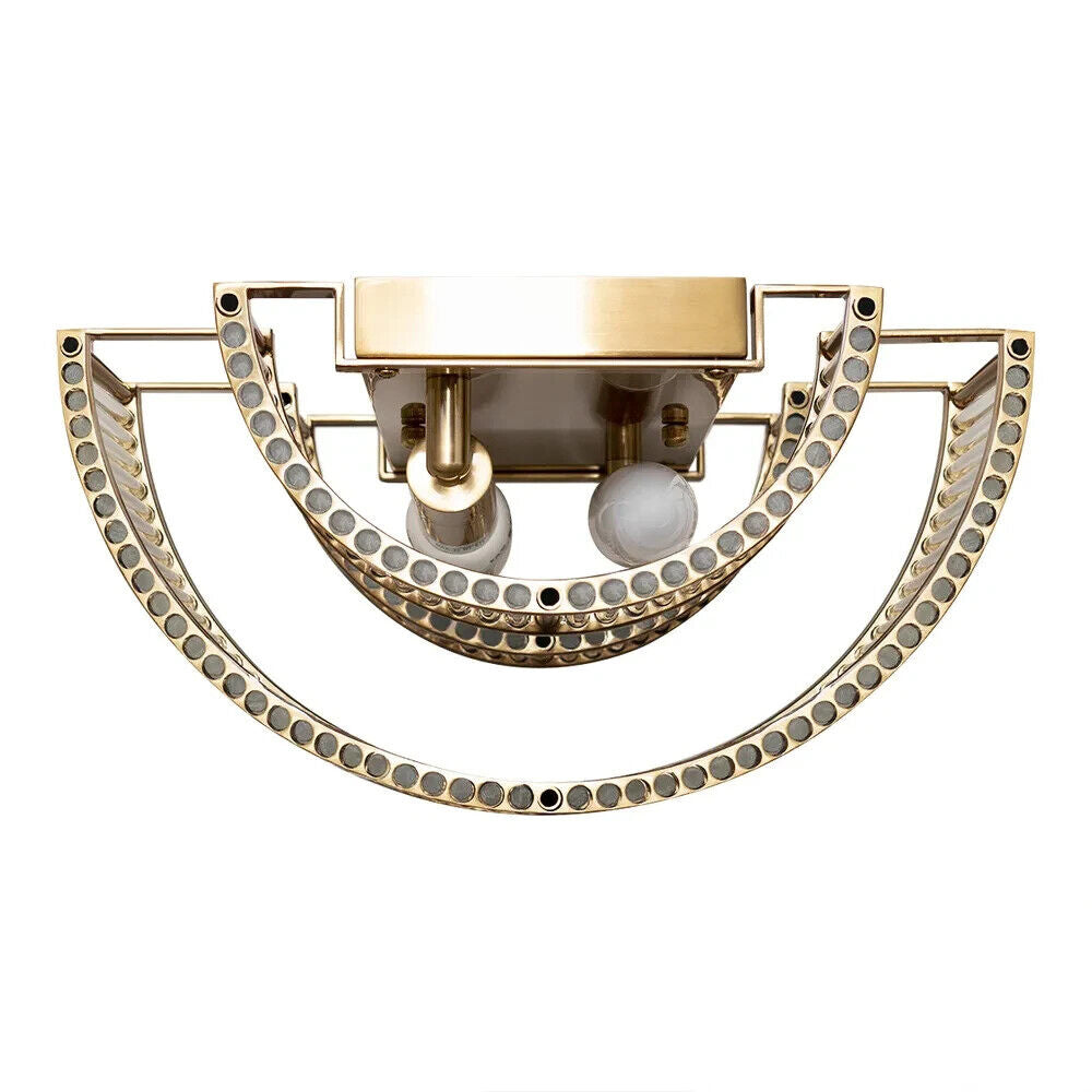 Fontaine Wall Sconce - Brass -  by Cafe Lighting