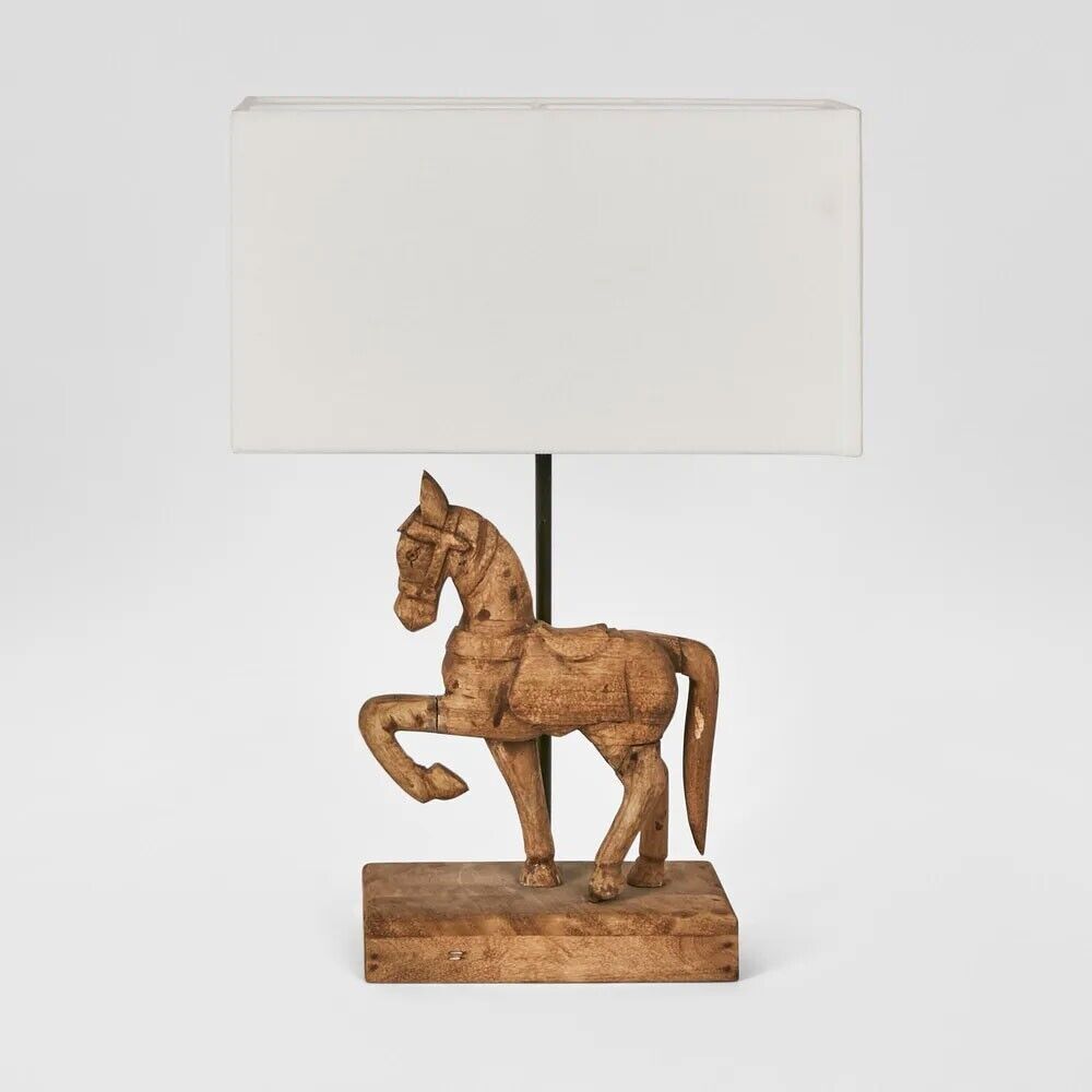 BONNIE TABLE LAMP BASE SMALL DARK NATURAL (Base Only Emac Lawton)