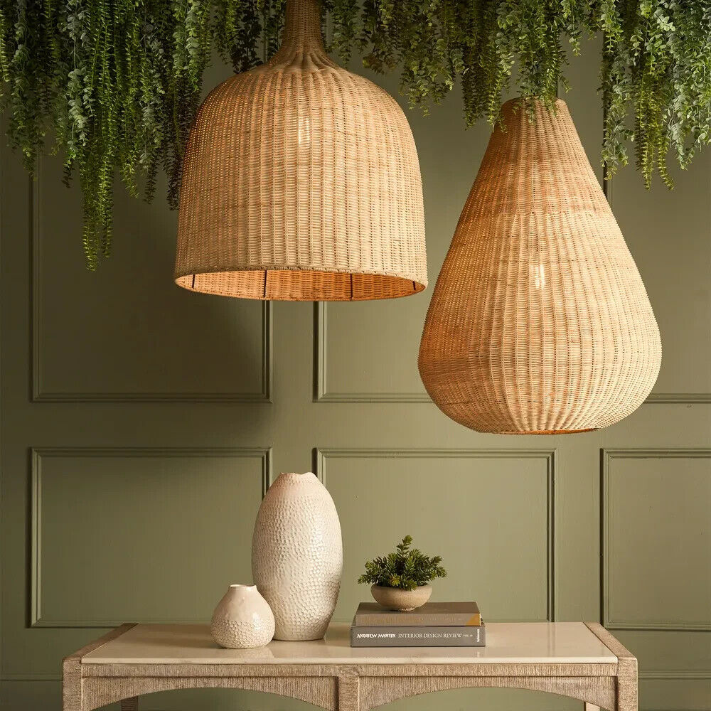 ** Pre order Wentworth Rattan Pendant By Emac & Lawton DUE 25 MAY 25