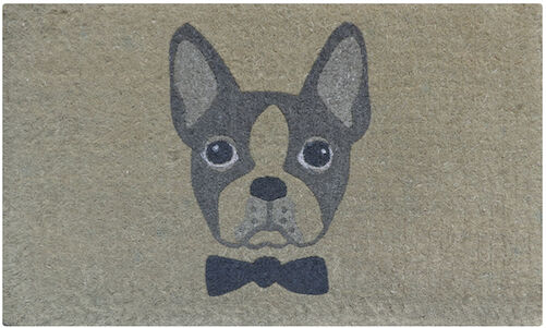 Luxury thick doormat door mat BOW TIE DOG By Doormat Design - 75 X 45 x 4 CM