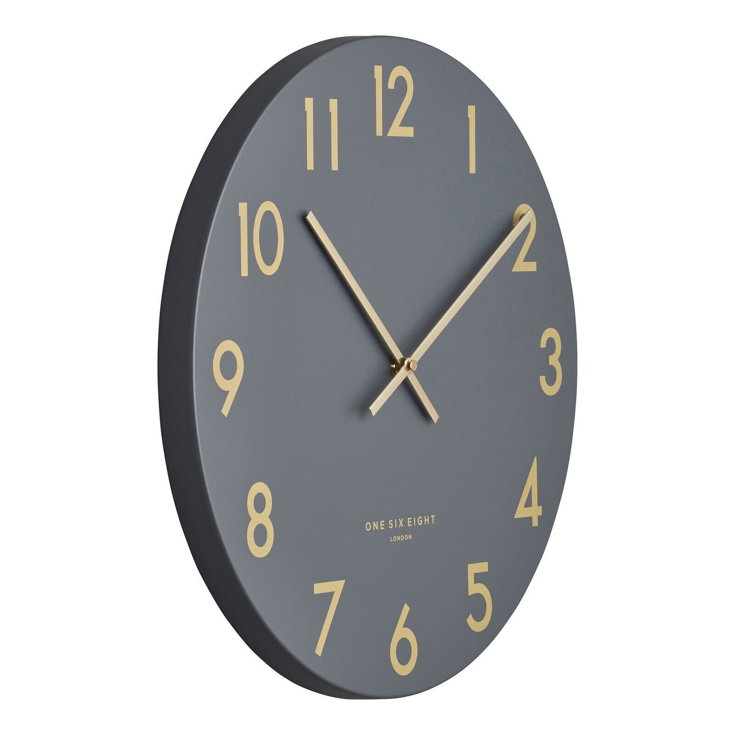Jones Charcoal Grey 40 cm SILENT Wall Clock