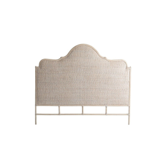 Amara Scalloped Bedhead - King Antique White Finish