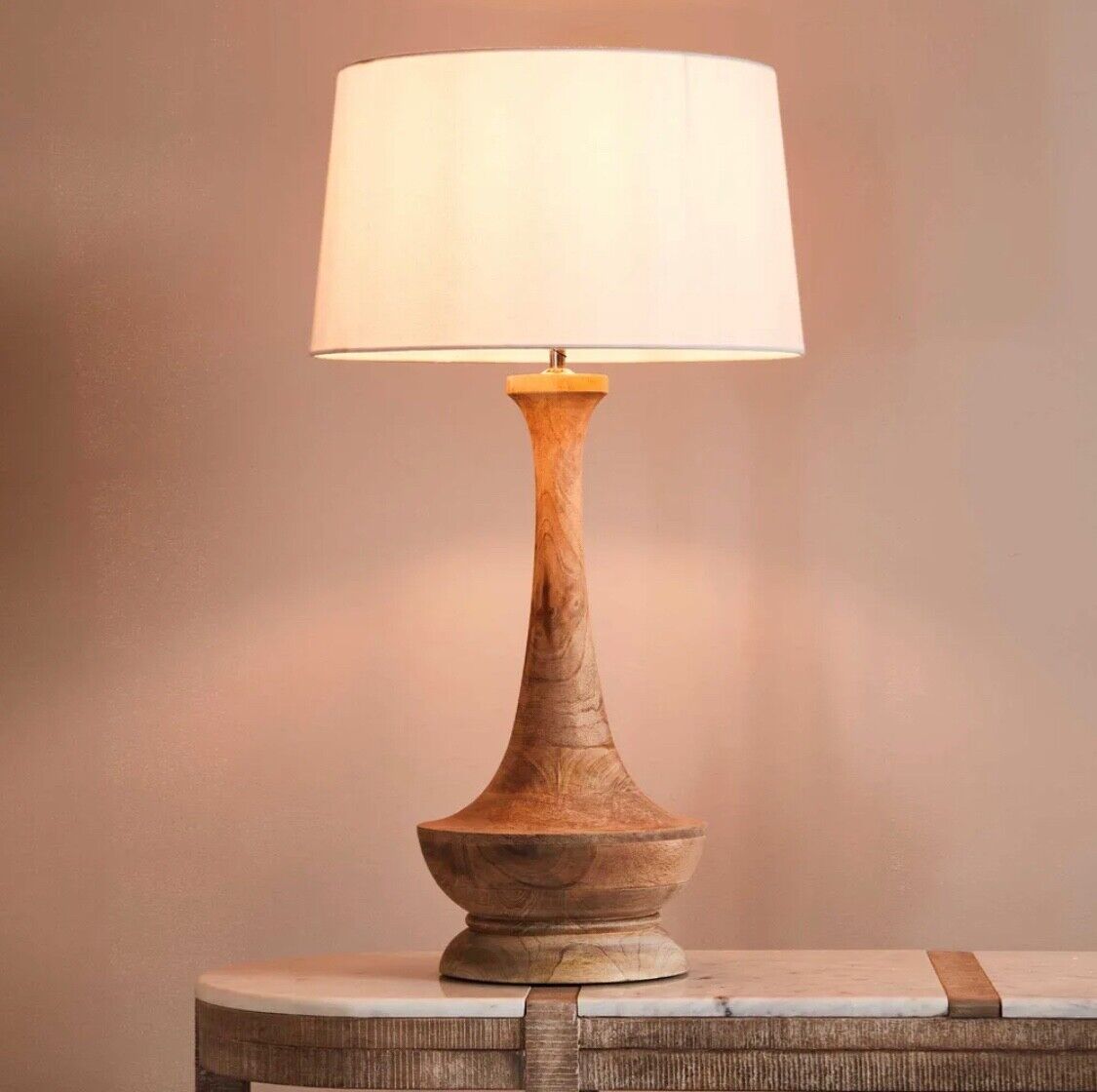 PENINSULA TABLE LAMP NATURAL By Emac Lawton