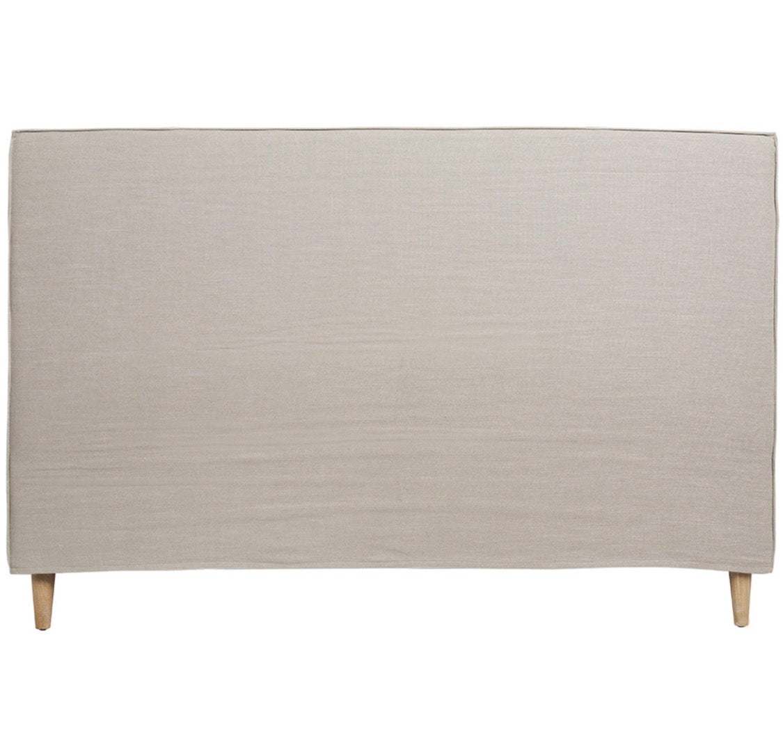 VAULT BEDHEAD NATURAL / KING By Canvas & Sasson
