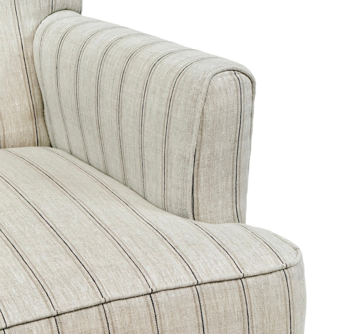 BOSTON ARMCHAIR / PINSTRIPE
