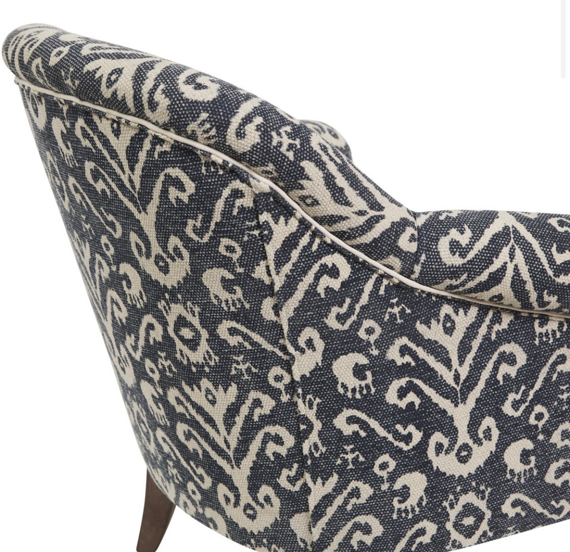 HALSTON SLIPPER CHAIR OCEAN