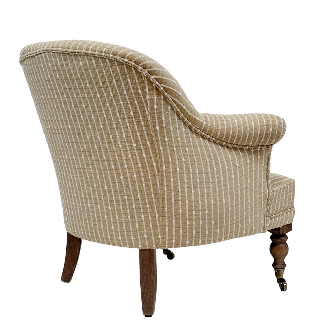HALSTON SLIPPER CHAIR / STRIPE