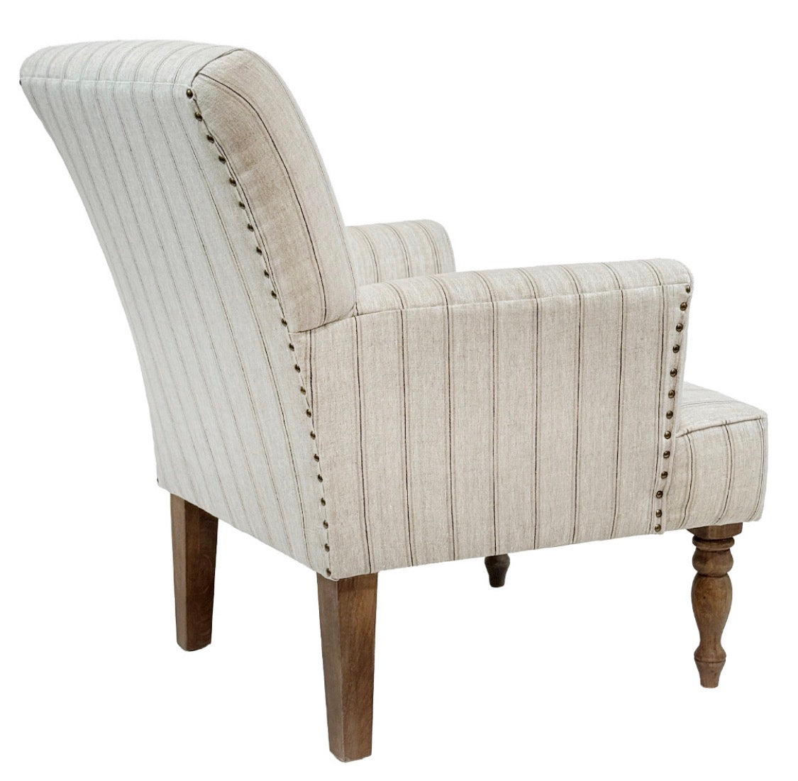 BOSTON ARMCHAIR / PINSTRIPE