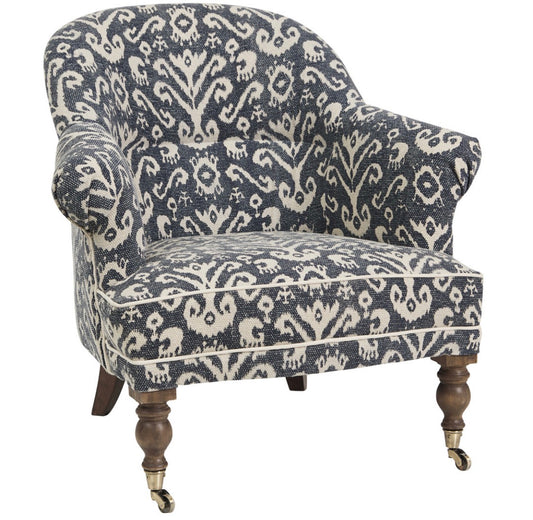 HALSTON SLIPPER CHAIR OCEAN