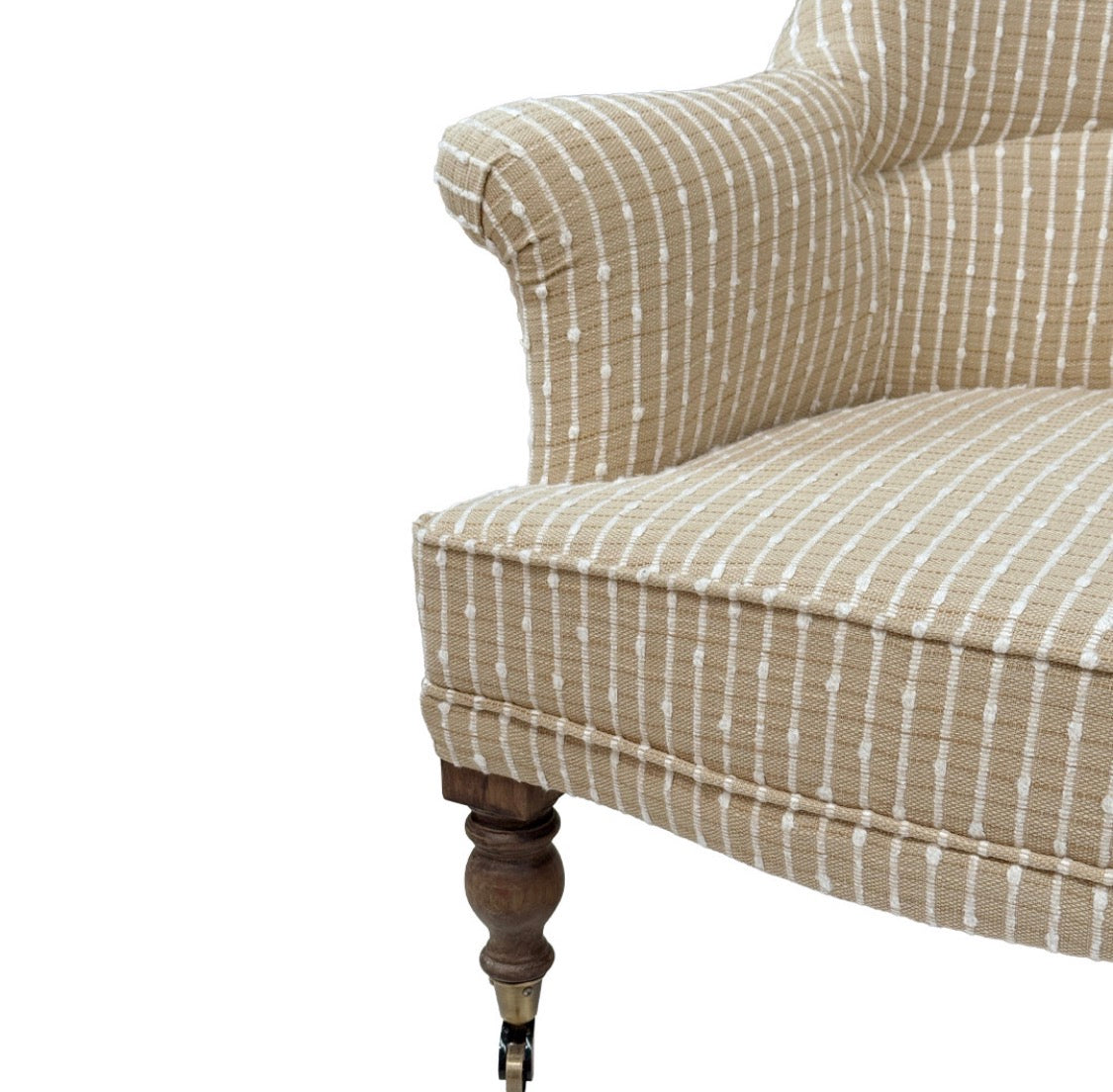 HALSTON SLIPPER CHAIR / STRIPE