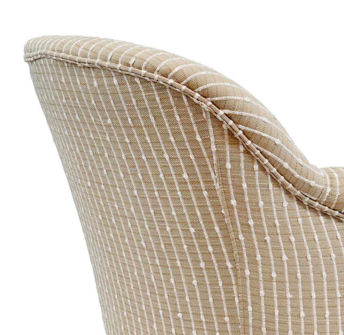 HALSTON SLIPPER CHAIR / STRIPE