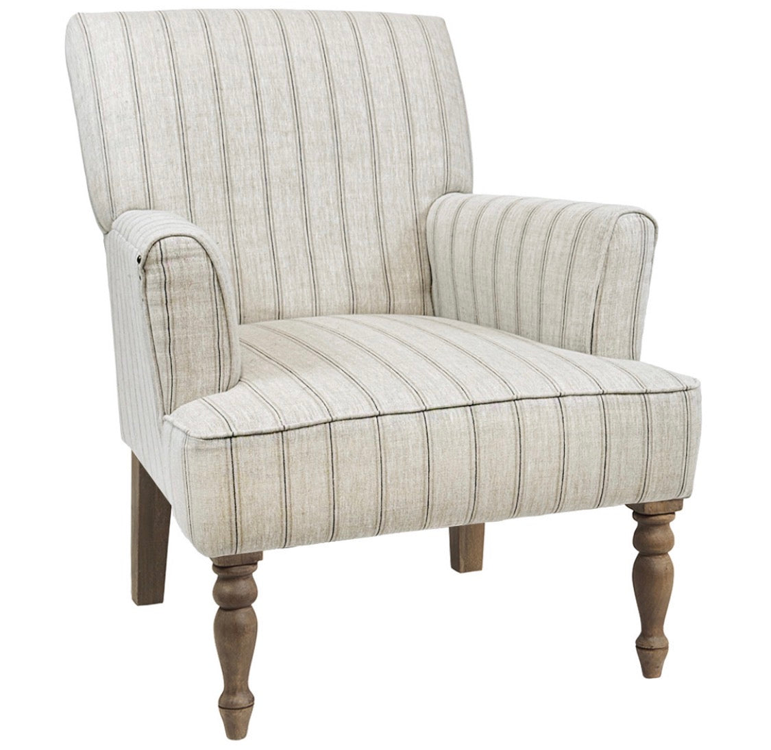 BOSTON ARMCHAIR / PINSTRIPE