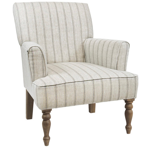 BOSTON ARMCHAIR / PINSTRIPE
