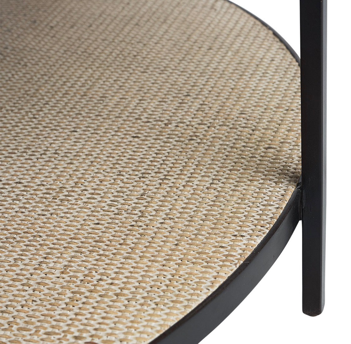 MANHATTAN ROUND COFFEE TABLE BLACK
