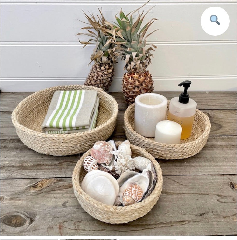 JUTE STORAGE BASKET ROUND SET OF 3 – NATURAL