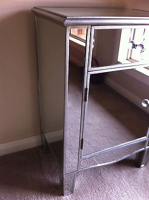 FRENCH STYLE MIRRORED BEDSIDE TABLE - LAST ONE ONLY ONE LEFT - 54X36.5X77 CM