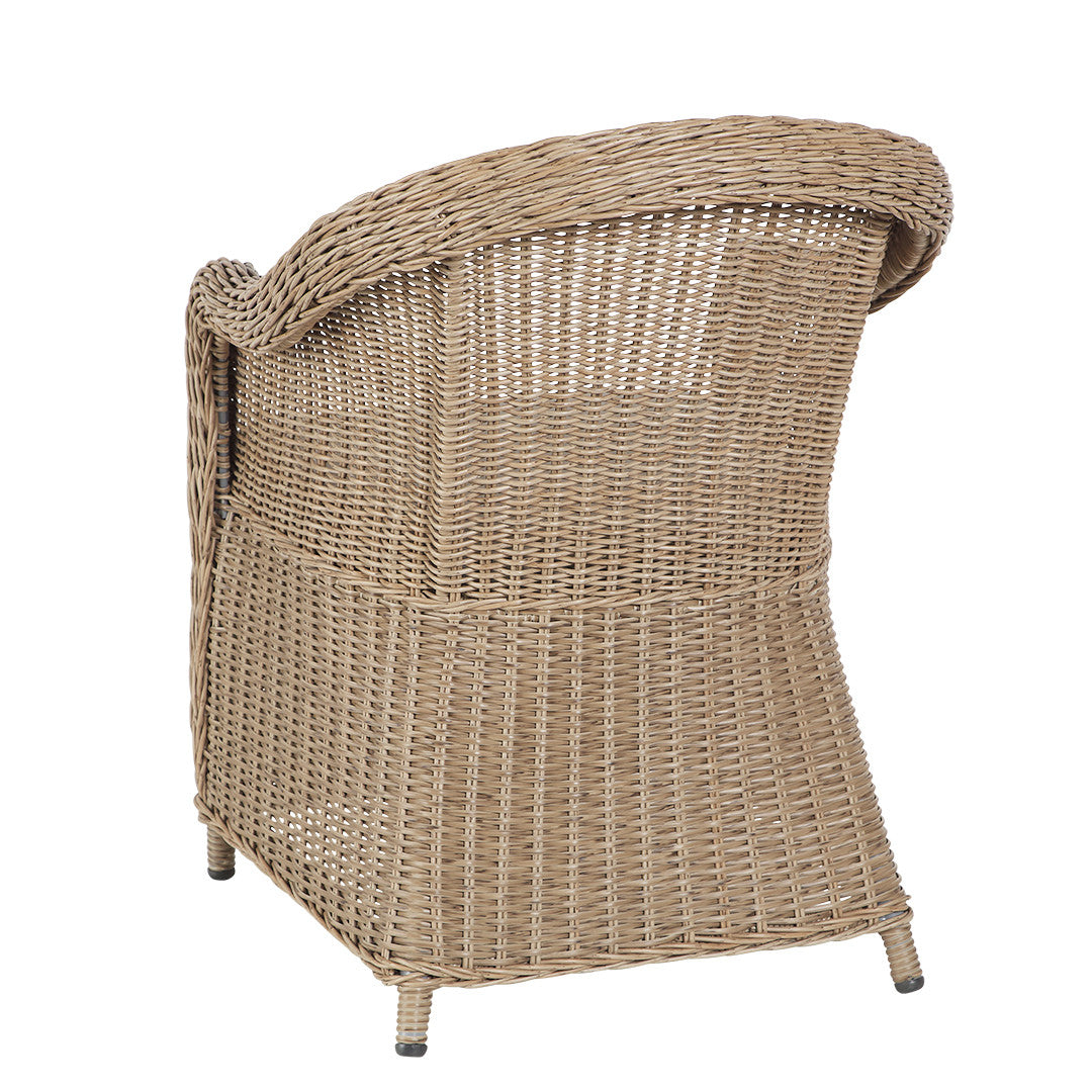 Catalina Outdoor Club Chair Natural by Canvas & Sasson