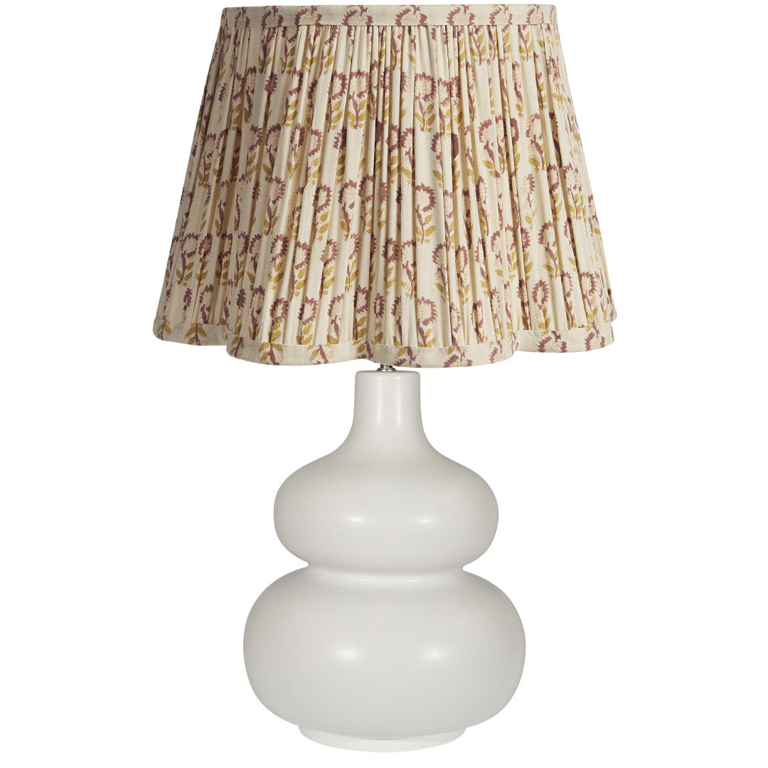 C&S Margate Pleated Scalloped Shade