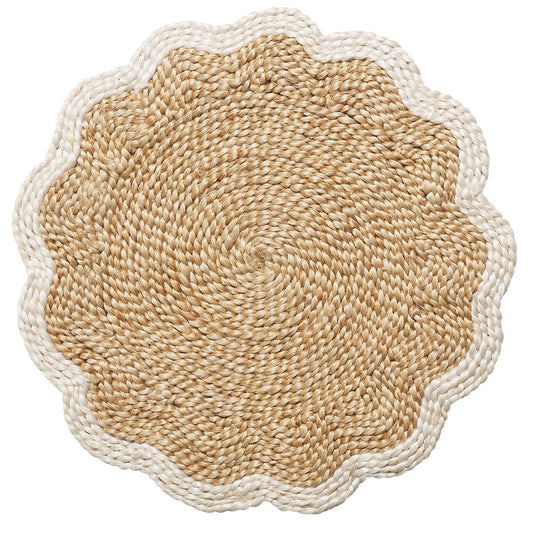 Paloma Scalloped Placemat Set/4  By C&S