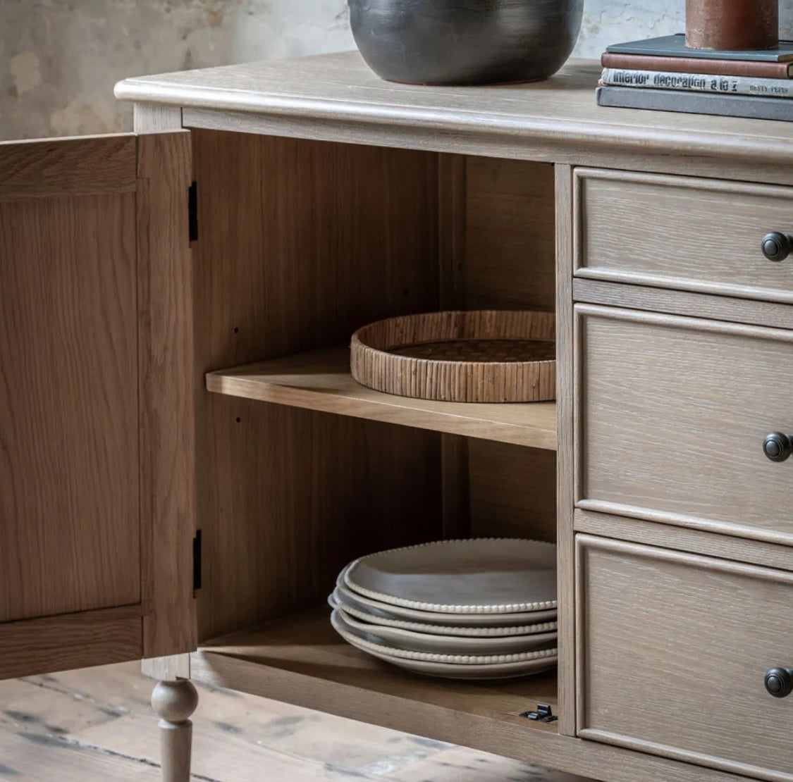 Artisan 2 Door 3 Drawer Sideboard 1660x450x800mm By Florabelle Living