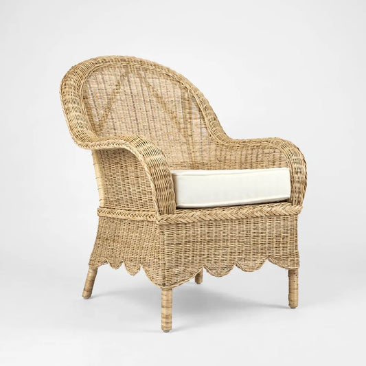 Long Island Rattan Occasional Arm Chair by Florabelle Living